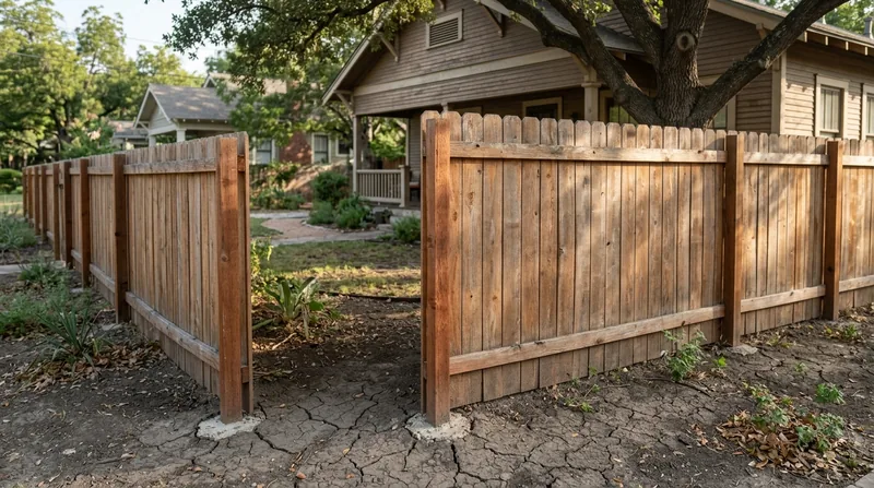 Wood & Privacy Fence Installation Austin